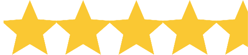 A yellow star with black and white squares on it.