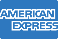 A blue background with the words american express.